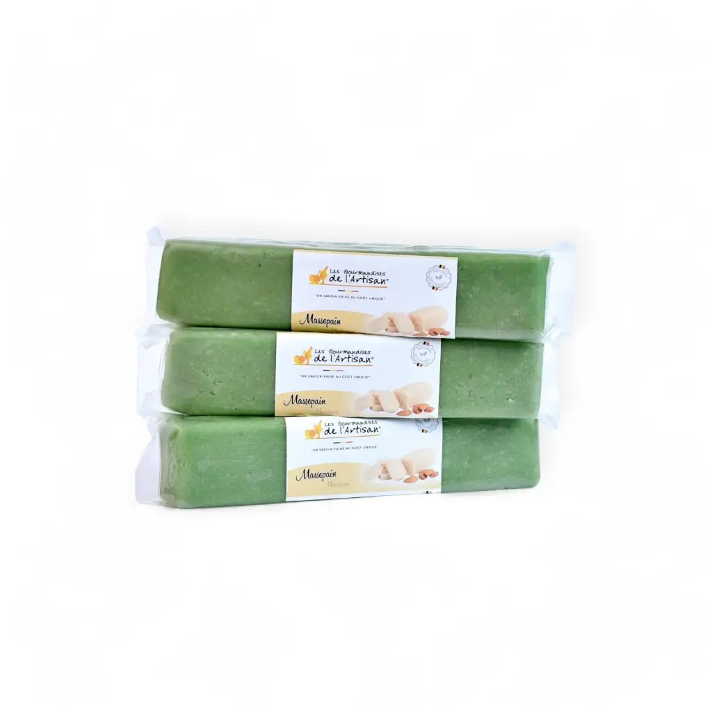 [B200MP12] Massepain Barre (12x200g)  (Pistache)